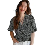 Chicago White Sox Hawaiian Shirt – Leaf Outline