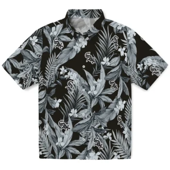 chicago white sox palm leaves black hawaiian shirts best selling