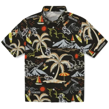 chicago white sox palm tree island black hawaiian shirts best selling
