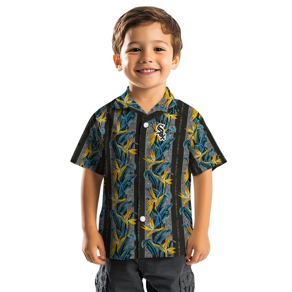 Chicago White Sox Hawaiian Shirt - Paradise Vines chicago white sox paradise vines black hawaiian shirts top rated