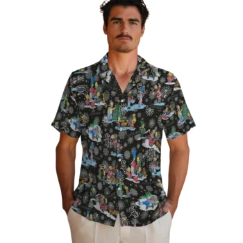 chicago white sox simpsons christmas black hawaiian shirts fashion forward