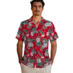 Cincinnati Bearcats Hawaiian Shirt – Flamingo and Hibiscus