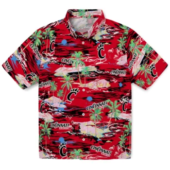 cincinnati bearcats flamingo retreat red hawaiian shirts best selling
