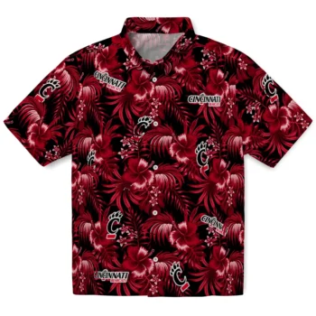 cincinnati bearcats hibiscus exotic red hawaiian shirts best selling