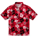 Cincinnati Bearcats Hawaiian Shirt – Hibiscus Flower Design