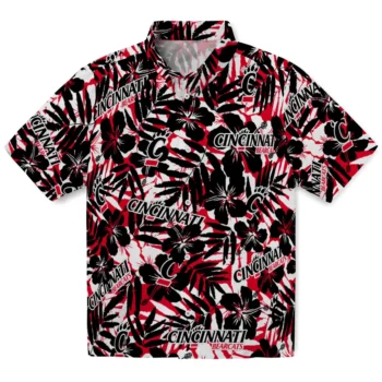 cincinnati bearcats hibiscus overlay hawaiian shirts best selling