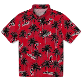cincinnati bearcats palm grove red hawaiian shirts best selling