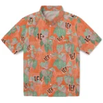 Cincinnati Bengals Hawaiian Shirt – Anthurium Overlay