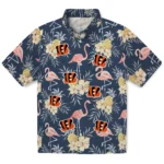 Cincinnati Bengals Hawaiian Shirt – Flamingo Hibiscus