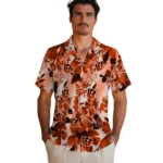 Cincinnati Bengals Hawaiian Shirt – Hibiscus Arrangement