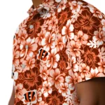Cincinnati Bengals Hawaiian Shirt – Hibiscus Blooms