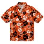 Cincinnati Bengals Hawaiian Shirt – Hibiscus Flower Design