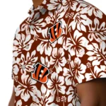 Cincinnati Bengals Hawaiian Shirt – Hibiscus Motif