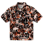 Cincinnati Bengals Hawaiian Shirt – Hibiscus Overlay