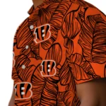 Cincinnati Bengals Hawaiian Shirt – Leaf Outline