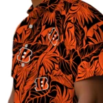 Cincinnati Bengals Hawaiian Shirt – Monstera Layer