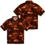 Cincinnati Bengals Hawaiian Shirt – Palm And Clouds
