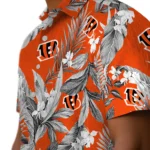 Cincinnati Bengals Hawaiian Shirt – Palm Leaves