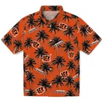 Cincinnati Bengals Hawaiian Shirt – Palm Tree Motif