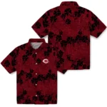 Cincinnati Reds Hawaiian Shirt – 50th State Flower