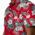Cincinnati Reds Hawaiian Shirt – Flamingo and Hibiscus