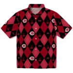 Cincinnati Reds Hawaiian Shirt – Golfing Plaid