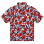 Cincinnati Reds Hawaiian Shirt – Hibiscus Fiesta