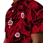 Cincinnati Reds Hawaiian Shirt – Monstera Layer