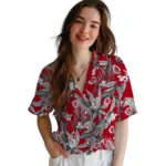 Cincinnati Reds Hawaiian Shirt – Palm Leaves