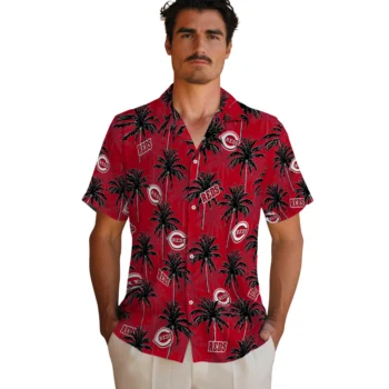 cincinnati reds palm grove red hawaiian shirts fashion forward