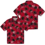 Cincinnati Reds Hawaiian Shirt – Palm Tree Motif