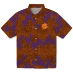 Clemson Tigers Hawaiian Shirt – 50th State Flower