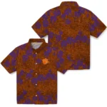 Clemson Tigers Hawaiian Shirt – 50th State Flower