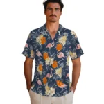Clemson Tigers Hawaiian Shirt – Flamingo Hibiscus