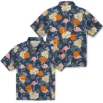 Clemson Tigers Hawaiian Shirt – Flamingo Hibiscus