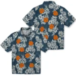 Clemson Tigers Hawaiian Shirt – Hibiscus Flowers