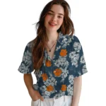 Clemson Tigers Hawaiian Shirt – Hibiscus Flowers
