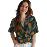 Clemson Tigers Hawaiian Shirt – Hibiscus Leaves Pattern