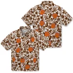 Clemson Tigers Hawaiian Shirt – Hibiscus Motif