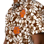 Clemson Tigers Hawaiian Shirt – Hibiscus Motif