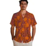 Clemson Tigers Hawaiian Shirt – Leaf Outline