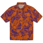 Clemson Tigers Hawaiian Shirt – Monstera Layer