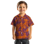 Clemson Tigers Hawaiian Shirt – Monstera Layer