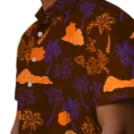 Clemson Tigers Hawaiian Shirt – Palm And Clouds