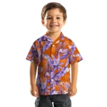 Clemson Tigers Hawaiian Shirt – Palm Leaves