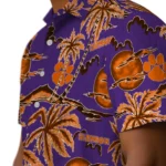 Clemson Tigers Hawaiian Shirt – Palm Sunset
