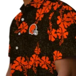 Cleveland Browns Hawaiian Shirt – 50th State Flower