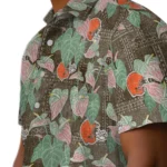 Cleveland Browns Hawaiian Shirt – Anthurium Overlay