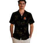 Cleveland Browns Hawaiian Shirt – Bamboo Branches