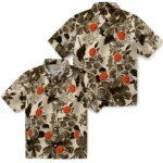Cleveland Browns Hawaiian Shirt – Hibiscus Arrangement